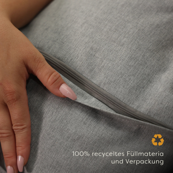 Pleafs Heizkissen Outdoor 45x45cm Spanich Grey, 1100g